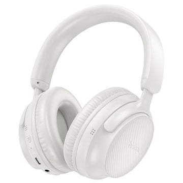 Casti Wireless Hoco W53, Over Ear, BT 5.0, A2DP - Alb