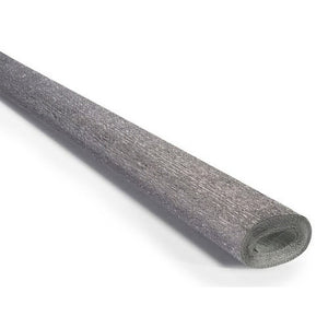 Hartie creponata Colorarte QC-028, argintiu, 50x200cm, solida floristica