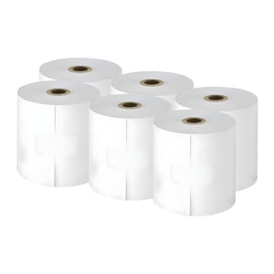 Hartie termica pentru casa de marcat si POS, 80mm x 60m, alb, 1 exemplar, set 6 role