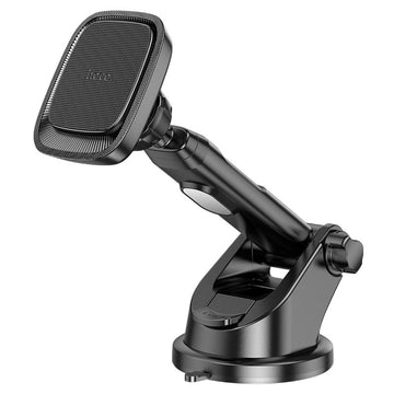 Suport Auto Hoco CA116, Magnetic, Montaj Bord, MultiAngle, Brat Ajustabil - Negru