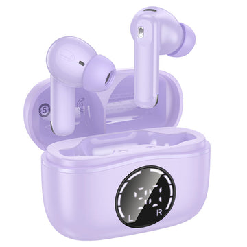 Handsfree Bluetooth Hoco Singer EQ22, TWS, ANC+ENC, BT 5.4 - Mov