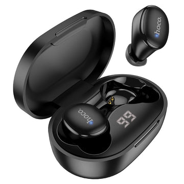 Casti Wireless Hoco EW11, Ear Buds, BT 5.1, 200h StandBy, 300mAh, Melody - Negru