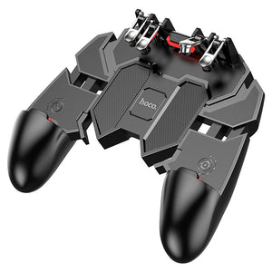 Controler Jocuri Hoco GM7, pentru Telefon, 6 Butoane Fizice, Eagle - Negru