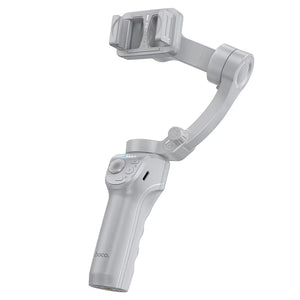 Suport Telefon cu Stabilizator 3 Axe Hoco K24, Tip Gimbal, BT 5.2, 3600mAh - Gri