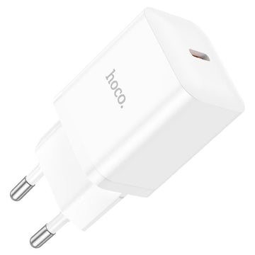 Incarcator Retea Hoco N27, 20W, 1xUSB-C, PD - Alb