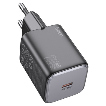 Incarcator Retea Hoco N40, 20W, 1xUSB-C, PD - Negru