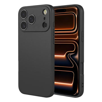 Husa Soft pentru iPhone 17 pro, MicroFiber, TPU - Negru