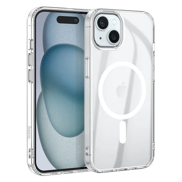 Husa Hoco pentru iPhone 15, MagSafe, AntiShock, TPU - Transparent