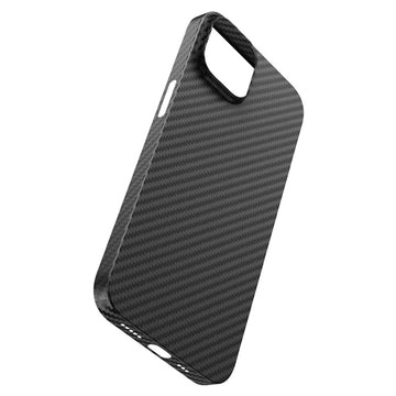 Husa Hoco pentru iPhone 14 Pro, MagSafe Carbon Fiber, Aramida - Negru
