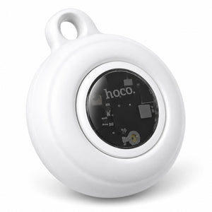 Dispozitiv tip AirTag Hoco E91B, Apple Find My, Certificat MFi - Alb