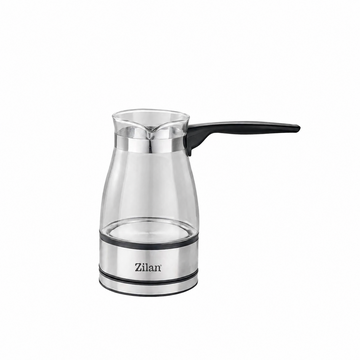 Ibric Electric de Cafea Turceasca Zilan 800 ml (6 Cesti), Element Incalzire Ascuns, Baza Rotativa 360°, 800W