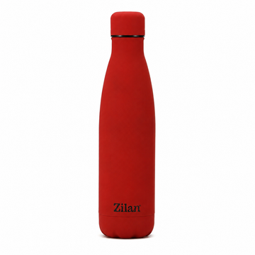 Termos Zilan ZLN0823 din Otel Inoxidabil SUS 304 cu Pereti Dubli - Mentine Bauturile Reci 24 Ore si Calde 18 Ore, 500 ml, Rosu