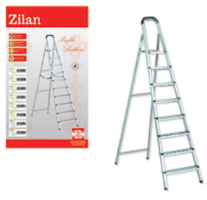 Scara Metal Z-TOOLS ZLN1190, 7+1 Trepte, Otel Vopsit Electrostatic, Pliabila