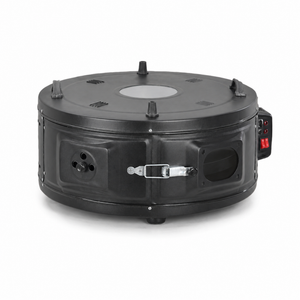 Cuptor Electric Rotund Zilan 37 L, Interior Emailat, Fereastra Frontala, Termostat, Tava Rotunda Emailata, Negru, 1400W