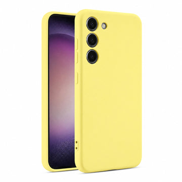 Husa Soft pentru Samsung A15, MicroFiber, TPU - Galben neon