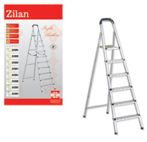 Scara Metal Z-TOOLS ZLN1176, 5+1 Trepte, Otel Vopsit Electrostatic, Pliabila