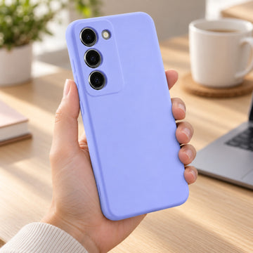 Husa Soft pentru Samsung A36, MicroFiber, TPU - Lavanda