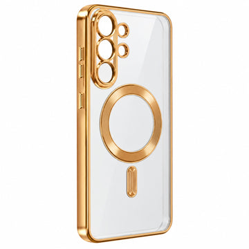 Husa Plating pentru Samsung S26 Ultra, Silicon cu MagSafe, ElectroEdge - Auriu