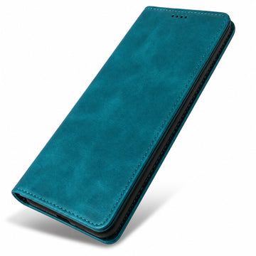 Husa Flip Piele pentru Samsung S25 Ultra, Deluxe, Magnetic Wallet - Deep verde