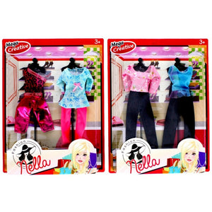 Accesorii papusi - Nella - haine fashion si accesorii, 29cm, diverse modele, 3+ ani, MegaCreative, 435869