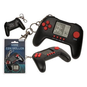 Jucarie tetris mini controler de jocuri cu breloc Out of the blue 79/7019 / 36191, 7.7x5.3cm, baterie