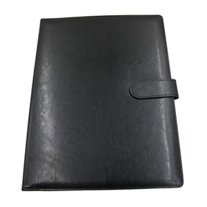 Mapa conferinta CNX 809, A4, imitatie piele, negru, cu clipboard si inchidere magnetica