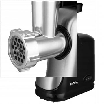 Masina de tocat carne Floria ZLN7965 – 1300W, 2 site, functie revers, lama inox, negru