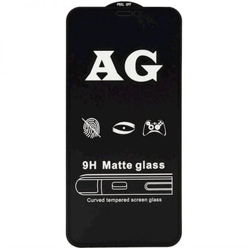 Folie Clear 99H AR pentru iPhone 11 Pro Max, Xs Max, Anti-Reflect Glass - Transparent / Negru