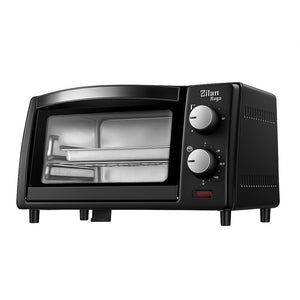 Mini cuptor 9L, Zilan-Roza ZLN4328, 800W, geam dublu, timer 60 min, 3 functii incalzire, negru