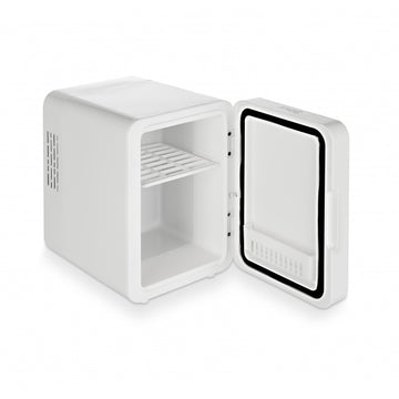 Mini frigider Zilan ZLN1160 pentru make up, 4L, 36W, racire si incalzire, oglinda LED, portabil, alb