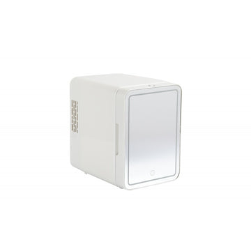 Mini frigider Zilan ZLN1160 pentru make up, 4L, 36W, racire si incalzire, oglinda LED, portabil, alb