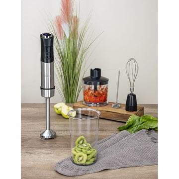 Mixer vertical 5 în 1 Zilan ZLN3939 – 1200W, 12 trepte viteză, funcție Turbo, afișaj digital, inox