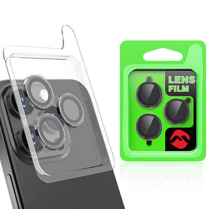 Folie Camere pentru iPhone 18 Pro Max, AutoAlign, Lens KIT - Negru