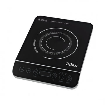 Plita cu inductie Zilan ZLN8078, 2000W, 10 functii de gatire, geam din cristal negru, timer 3 ore, oprire automata, protectie la supraincalzire
