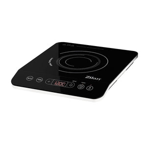 Plita inductie 2000W, Zilan ZLN8078, 10 trepte temperatura, oprire automata, timer 3h, geam cristal negru