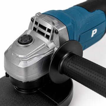 Polizor unghiular fara fir, 2 acumulatori 88V 6.0A, Flex profesional 11500rpm, 125mm, tip PJA, trusa transport, Pexor negru-turcoaz