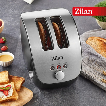 Prajitor de paine Zilan ZLN-2690 1000W 6 nivele, negru/inox