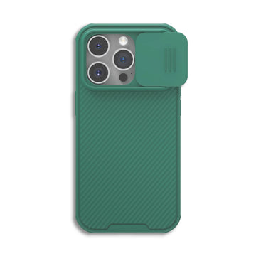 Husa Nillkin pentru iPhone 15 Pro, CamShield Pro, TPU - Deep verde
