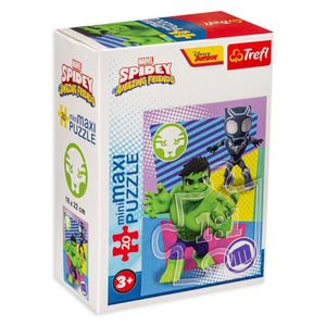 Puzzle carton 20 piese Trefl Maxi Spidey and Amazing Friends, 21132/21133/21134/21135, 3+ ani