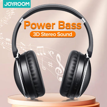 Casti Wireless Joyroom JR-HL2, Over Ear, BT 5.0, StandBy - Negru
