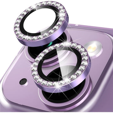 Folie Camera pentru iPhone 14 Plus, DIAMOND Lens - Mov