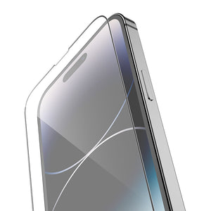 Folie Clear Hoco G14 pentru iPhone 15 Pro Max, Guardian HD - Contur negru