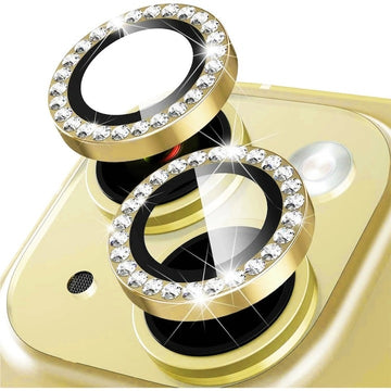 Folie Camera pentru iPhone 14 Plus, DIAMOND Lens - Auriu