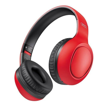 Casti Wireless XO BE35, Over Ear, BT 5.2, 100h StandBy, Gaming, Elegant - Rosu