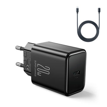 Incarcator Retea Joyroom JR-TCF06, 20W, 1xUSB-C, PD - Negru