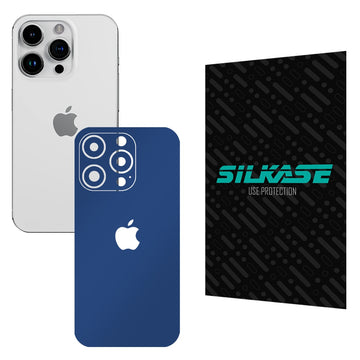 Folie Spate S17 pentru iPhone 15 Pro Max, Full Cover, Transform Seria 17, FullGlue - Albastru