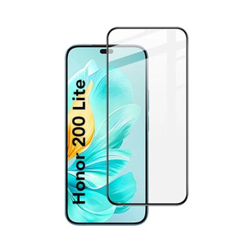 Folie Clear pentru Honor 200 Lite, Full Glass - Transparent / Negru