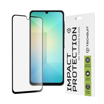 Folie Clear pentru Samsung A06, Full Glass - Transparent / Negru
