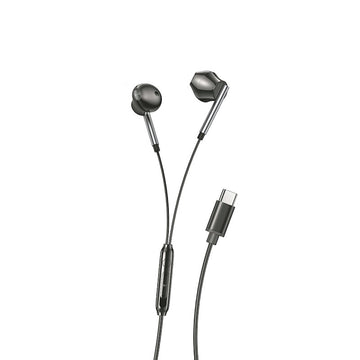 Casti cu Fir XO EP72, In Ear, USB-C, 1.2m, Mic & Volume Key, HiFi - Negru