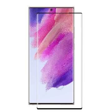 Folie Clear pentru Samsung S20 Ultra 2.5D, Samsung S20 Ultra, 2.5D Curved, FullGlue - Rama neagra